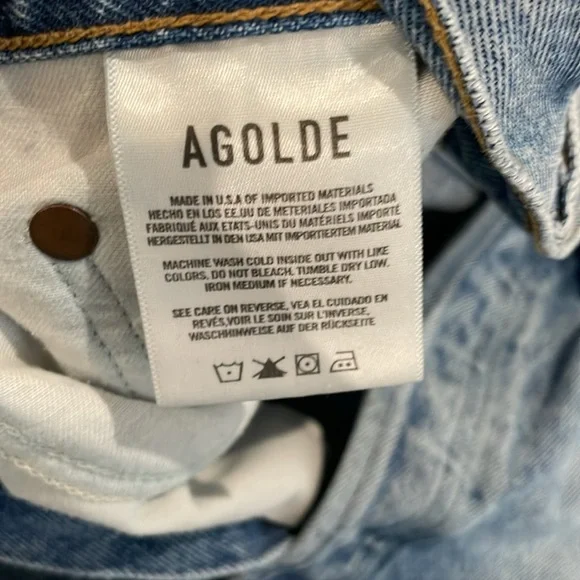 Agolde Light Blue Women's Jeans - Picture 3 of 5